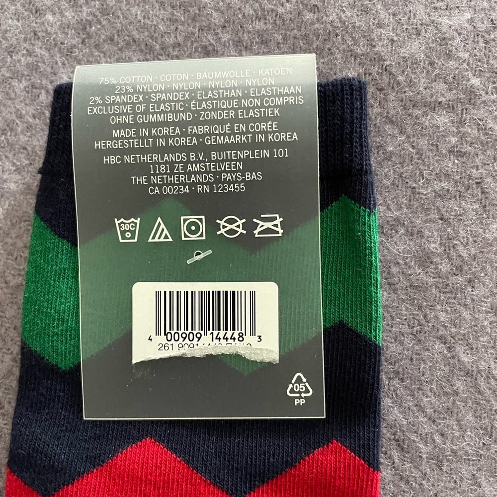 Colorful Chevron Patterned Socks - Picture 4 of 4